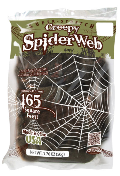 spider web black creepy 50G package
