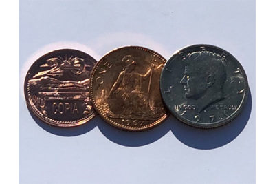 2 Copper 1 Silver w/ Matching Half - Sterling