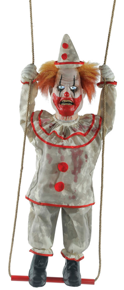 Animated Swinging Happy Clown Doll