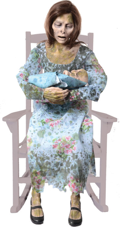 Animated Rocking Moldy Mommy Prop - Image 2