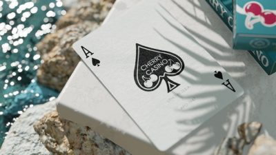 Cherry Casino, Tropicana Teal Playing Cards by Pure Imagination Projects - Image 4