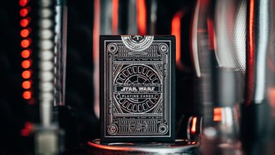Star Wars Dark Side Silver Edition Playing Cards, Graphite Grey by theory11