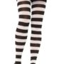 Black And White Stripped Tights