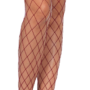 web Diamond Fence Fishnet Hose Bugundy