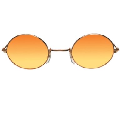 Hippie John Lennon Glasses Gold