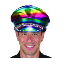 Rainbow Military Hat Captain