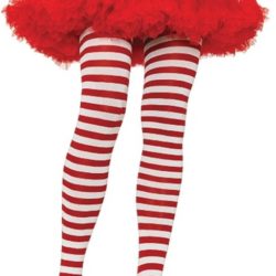 Red And White Stripped Tights