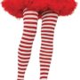 Red And White Stripped Tights