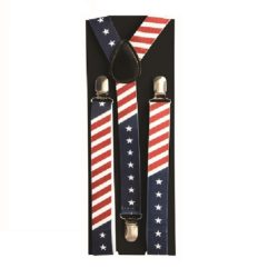Red White And Blue Suspenders