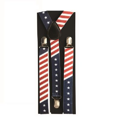 Red White And Blue Suspenders