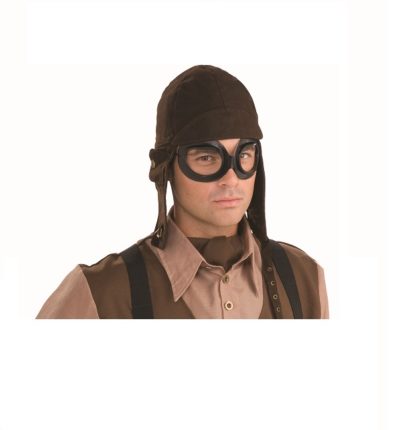 Steampunk Aviator Goggles And Helmet
