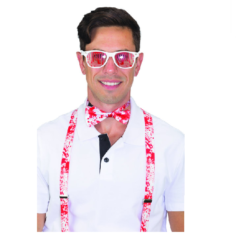 Sun Glasses Suspenders With Blood Set