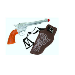 Western Gun Six Shooter with Holster Toy