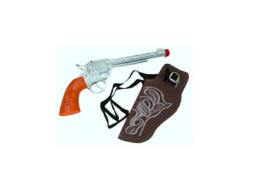 Western Gun Six Shooter with Holster Toy