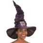 web Witch Hat With Buckles in Purple