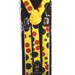 Yellow Polka Dot Suspenders