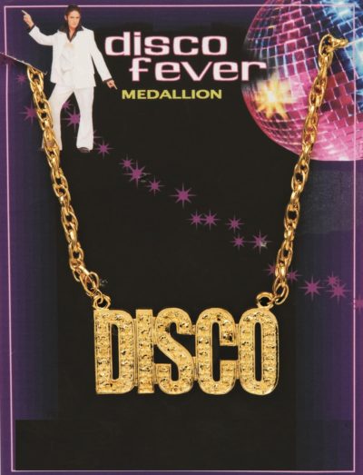 70's Disco Necklace - Gold