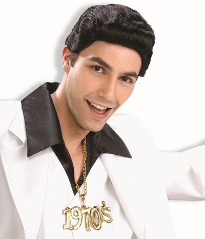 70'S Style Wig - Black