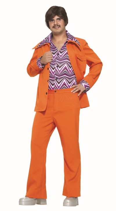 Mens Leisure Suit - Orange - Image 2
