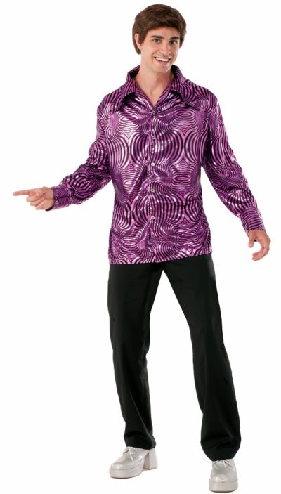 Mens Shirt - Purple - Image 2