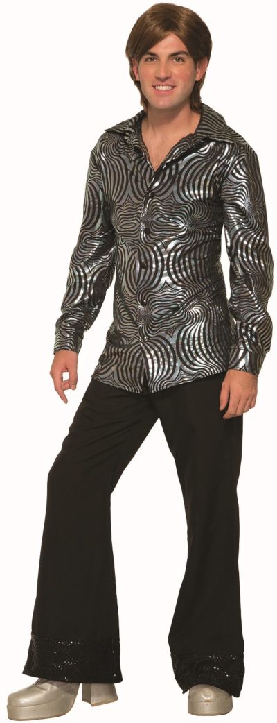 Mens Shirt - Silver - Image 2