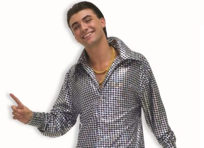 Mens Shirt - Silver Check