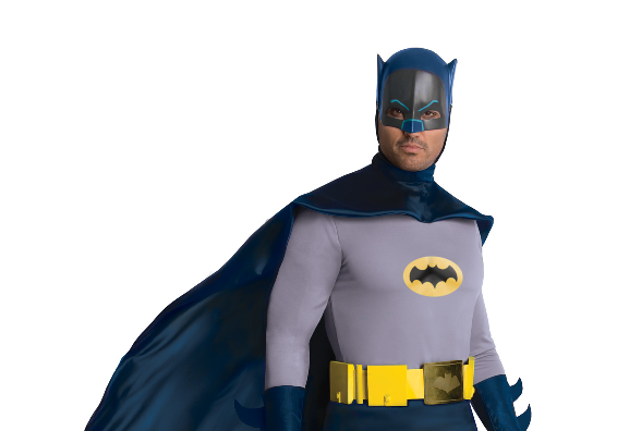 Men's Grand Heritage Batman Costume - Batman TV Show 1966