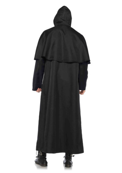 Hooded Cloak - Black - Image 2