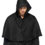 web la hooded cloak half