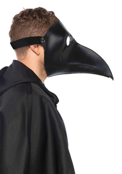 Faux Leather Plague Doctor Mask