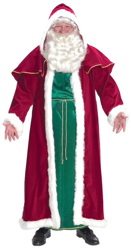 Men’s Santa Victorian Hooded Cape | Magic and Theater Products