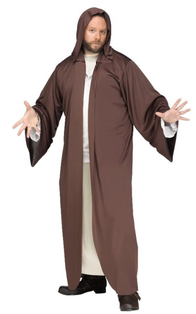 Hooded Robe - Brown - Image 2