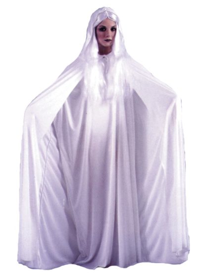 68" Hooded Cape - White - Image 2