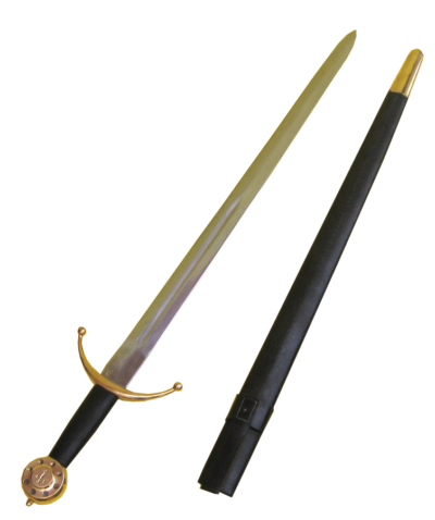 Sword Medieval & Scabbard - Metal - Image 2