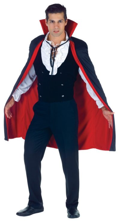 38” Cape -Black & Red - Image 2