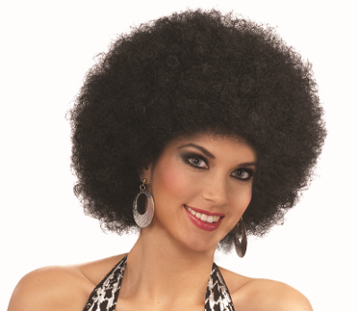 Afro Wig Black Medium