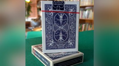 Experts Thin Crushed Rider Back Back, Blue Playing Cards