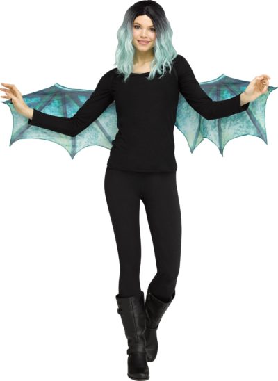 Dragon Wings Blue Front View