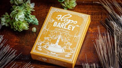 Hops & Barley, Pale Gold Pilsner Playing Cards by JOCU Playing Cards