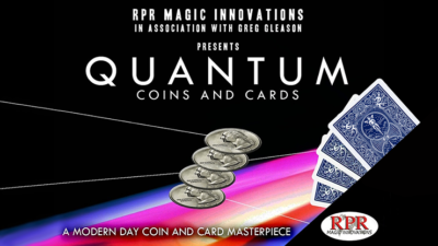 Quantum Coins, US Quarter Blue Card Gimmicks and Online Instructions by Greg Gleason and RPR Magic Innovations - Image 4