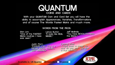 Quantum Coins, US Quarter Blue Card Gimmicks and Online Instructions by Greg Gleason and RPR Magic Innovations - Image 5