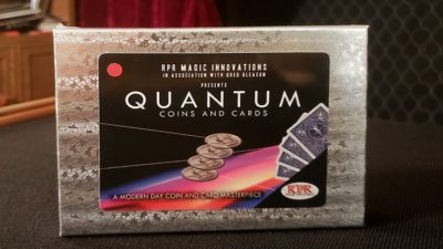 Quantum Coins, US Quarter Blue Card Gimmicks and Online Instructions by Greg Gleason and RPR Magic Innovations