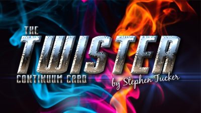 The Twister Continuum Card Blue, Gimmick and Online Instructions by Stephen Tucker