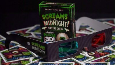Screams at Midnight Playing Cards, 3D-Glasses INCLUDED