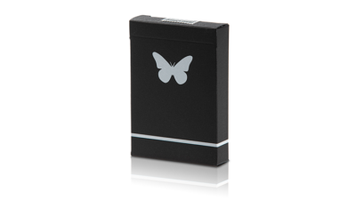Limited Edition Butterfly Playing Cards Marked, Black and White by Ondrej Psenicka - Image 2