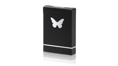 Limited Edition Butterfly Playing Cards, Black and Silver by Ondrej Psenicka - Image 2