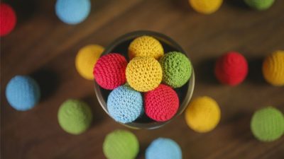 Crochet Ball Set, Red by TCC - Image 2