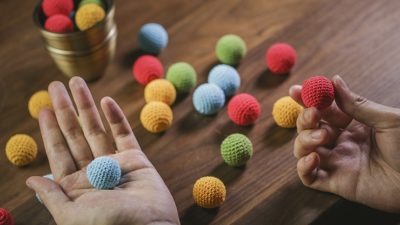 Crochet Ball Set, Red by TCC - Image 3