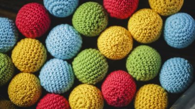 Crochet Ball Set, Red by TCC - Image 5