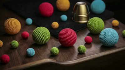 Final Load Crochet Ball, Green by TCC - Image 2